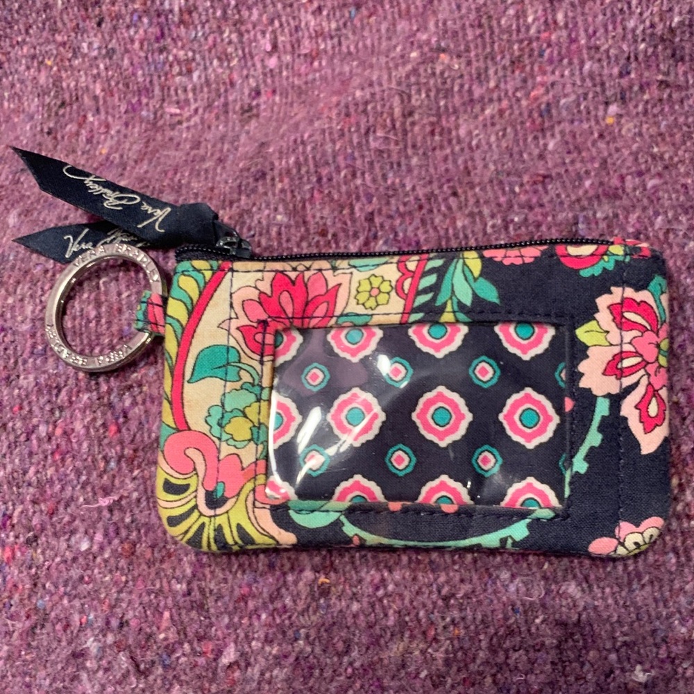 3/$25 Vera Bradley Floral Paisley Coin ID Pouch
